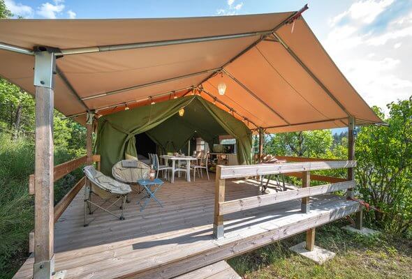 Camping Serres Ciela Village Les 2 Soleils location insolite