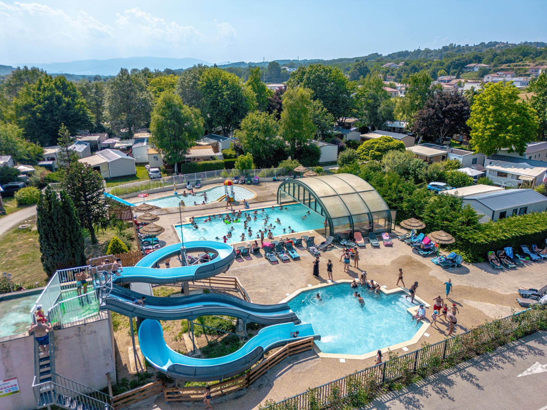 Camping Le Bontemps Ciela Village Isère Vernioz parc aquatique
