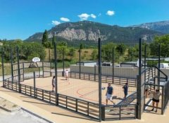 Camping Le Lac Bleu Ciela Village Drôme Châtillon-en-Diois terrain multisports