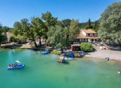 Camping Le Lac Bleu Ciela Village Drôme Châtillon-en-Diois lac