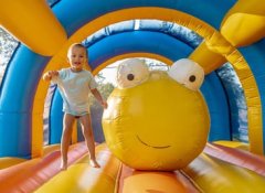 Camping Le Bontemps Ciela Village Isère Vernioz jeux gonflables