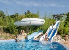 Camping Canet-de-Salars Aveyron Ciela Village Le Caussanel  toboggans