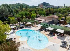 Camping Les Routes de Provence Forcalquier Alpes de Haute Provence Ciela Village piscine