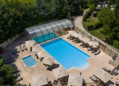Camping Le Bourg d'Oisans Isère Le Château de Rochetaillée Ciela Village piscine