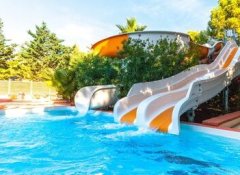 Les toboggans du camping La Croix du Sud Ciela Village