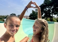 Les toboggans du camping Le Chaponnet Ciela Village