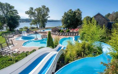 Camping Le Caussanel Ciela Village Aveyron Canet-de-Salars parc aquatique