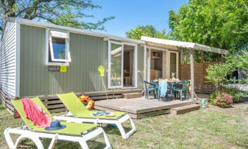 Location mobil-home camping Andu Ze Ciela Village Le Castel Rose