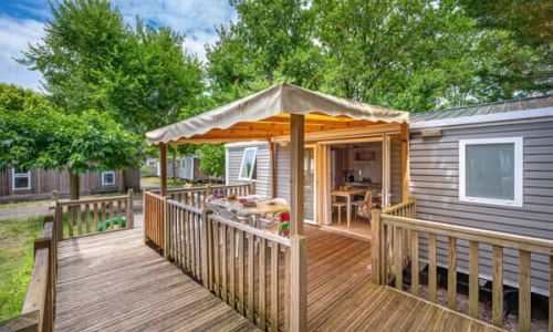 location mobil home landes