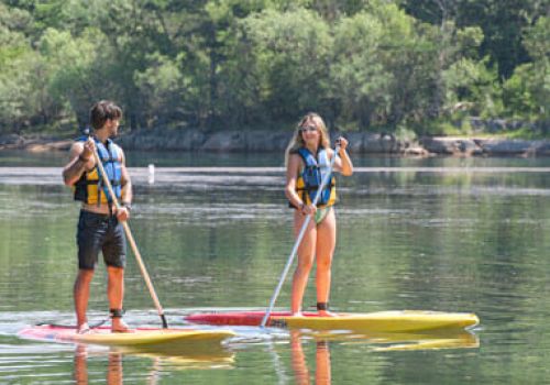 Camping St-Laurent-du-Verdon Ciela Village La Farigoulette Paddle Lac