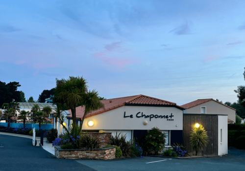 L'accueil du camping Le Chaponnet Ciela Village