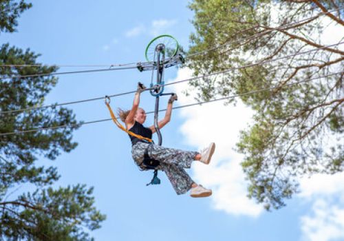 Camping St-Laurent-du-Verdon Ciela Village La Farigoulette parc accrobranche