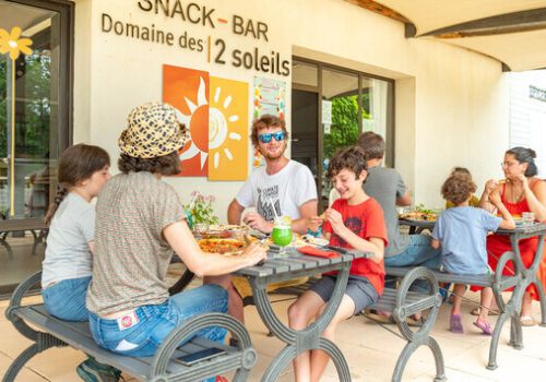 Restaurant camping Hautes-Alpes Deux Soleils Ciela Village