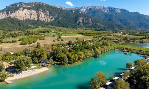 Cámping Le Lac Bleu Ciela Village, Drôme, Châtillon-en-Diois: vista aérea