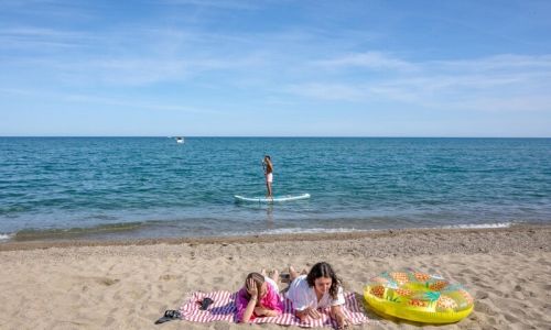 Plage camping Occitanie Le Floride embouchure Ciela Village