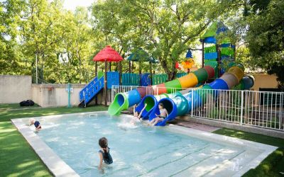 Camping Barjac Gard La Buissière Ciela Village toboggans